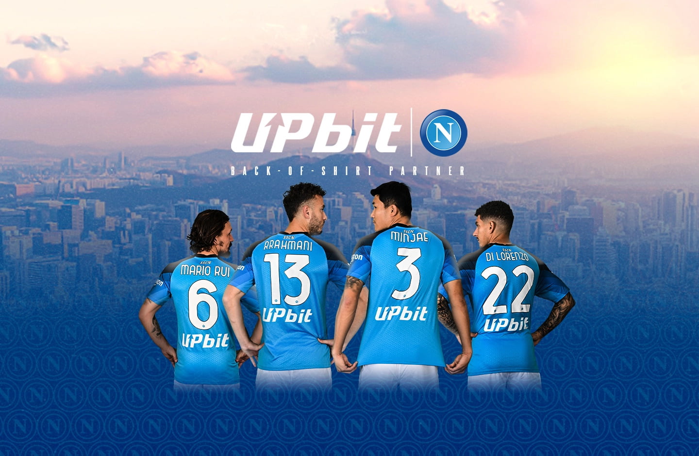 Crypto Exchange Upbit 標誌將出現在意大利足球俱樂部那不勒斯的球衣上