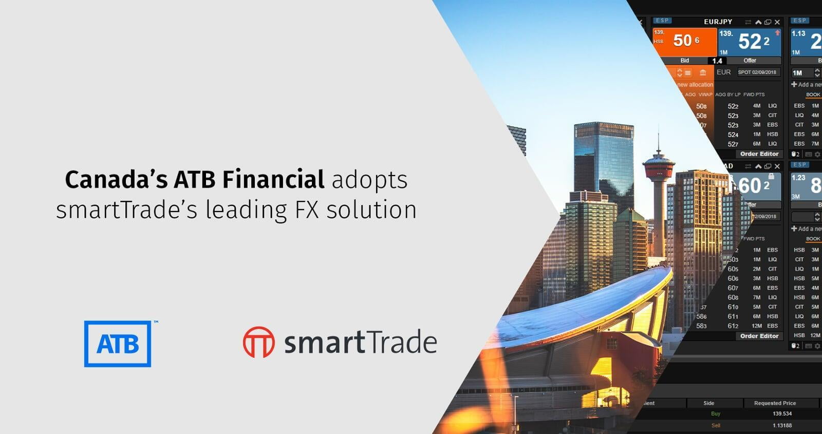 加拿大 ATB Financial 採用 smartTrade 領先的外匯解決方案