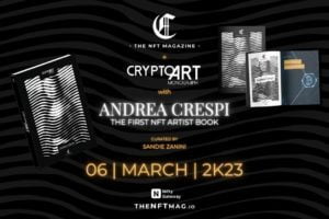 NFT 雜誌與 Andrea Crespi 一起推出了第一本 NFT 藝術家書籍