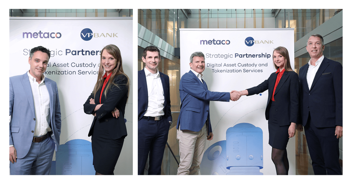 VP Bank 與 Metaco 合作提供數字資產託管服務
