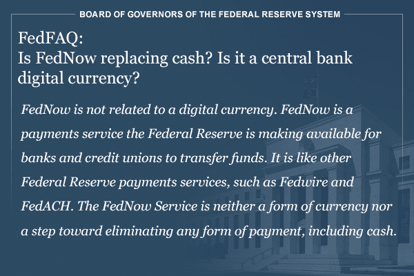 FedNow：美聯儲在美國的即時支付服務