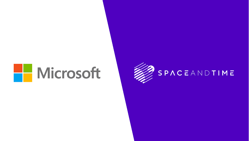 Space and Time 和 Microsoft 讓區塊鏈數據可以在 Azure Marketplace 上訪問