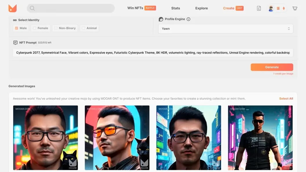 Find Satoshi Labs 推出可將自拍變成 NFT 的人工智能工具
