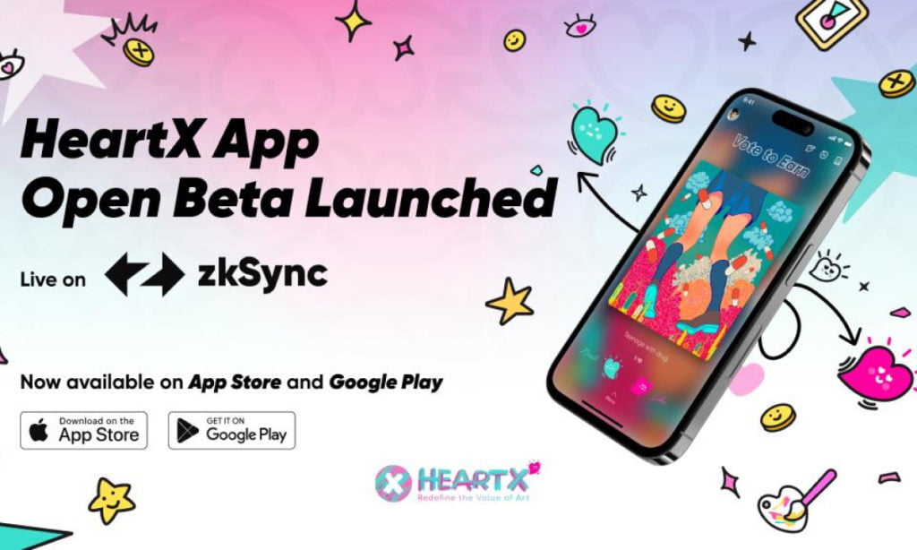 Art NFT 市場和社區 HeartX 宣布推出公開測試版